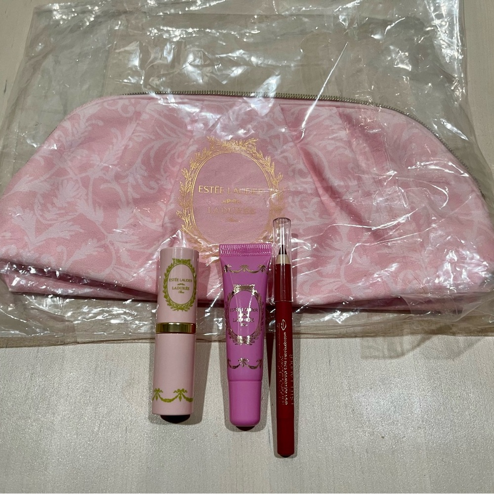 Estee Lauder & Laduree collaboration lipstick set